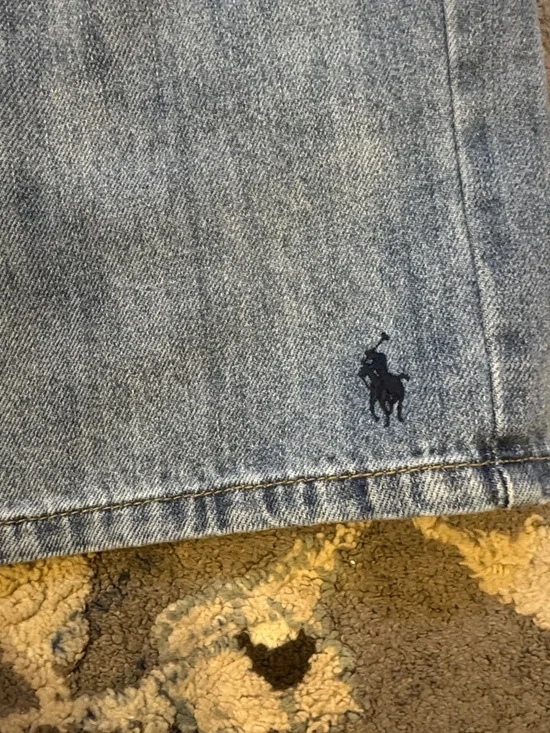 Polo by Ralph Lauren Light Blue Denim Bermuda Shorts - Picture 3 of 6